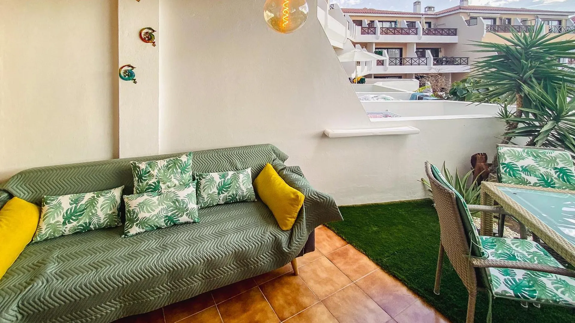 Forest Flat - Big Heated Pool, Terrace, Tv Channels, Golf Courses San Miguel de Abona